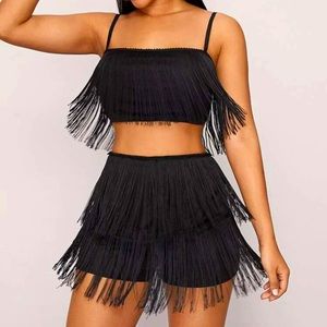 SHEIN Fringe Two Piece